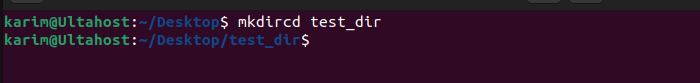 mkdir command