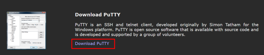 download putty