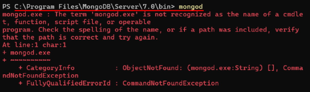 mongodb setting