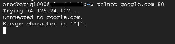 telnet-command-linux
