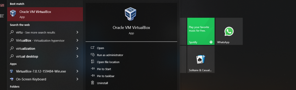 oracle vbox