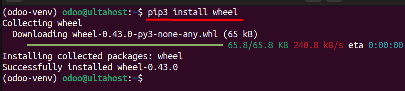 install wheel