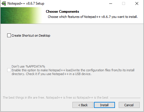 create shortcut desktop