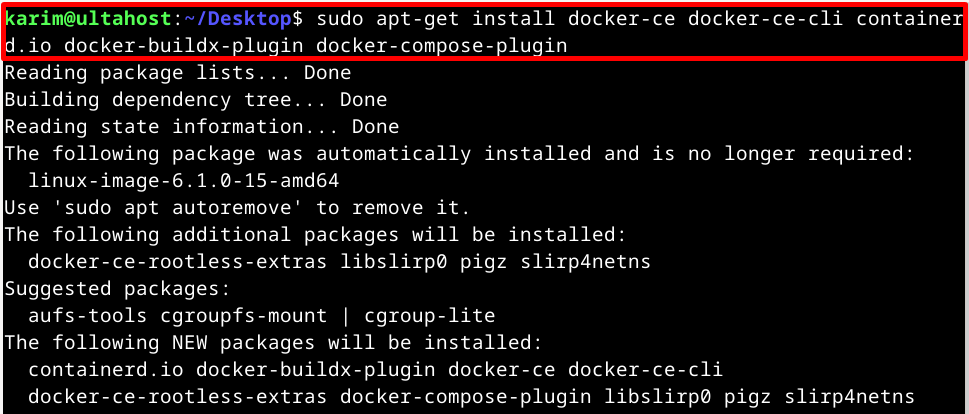 docker cli container