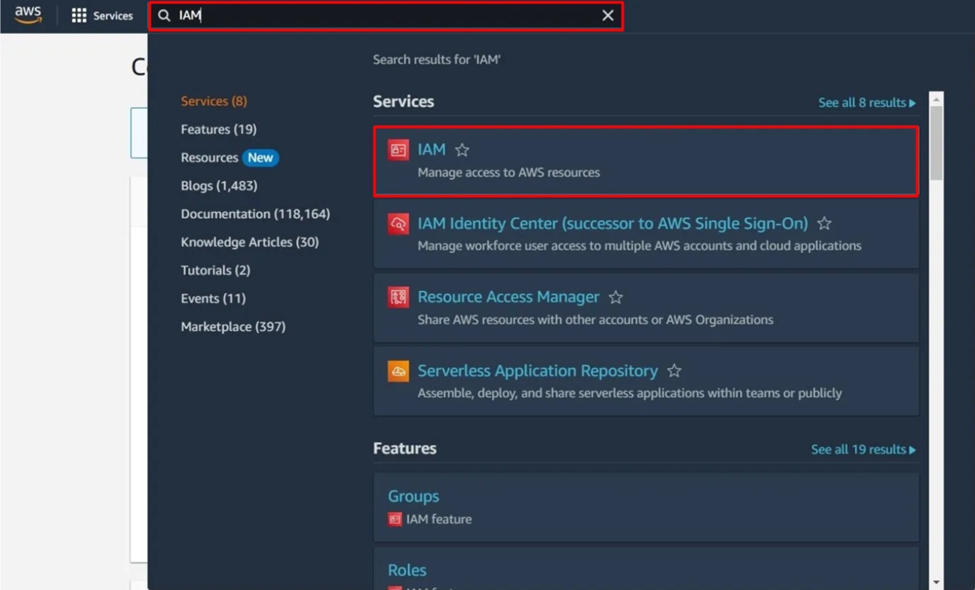 IAM resources