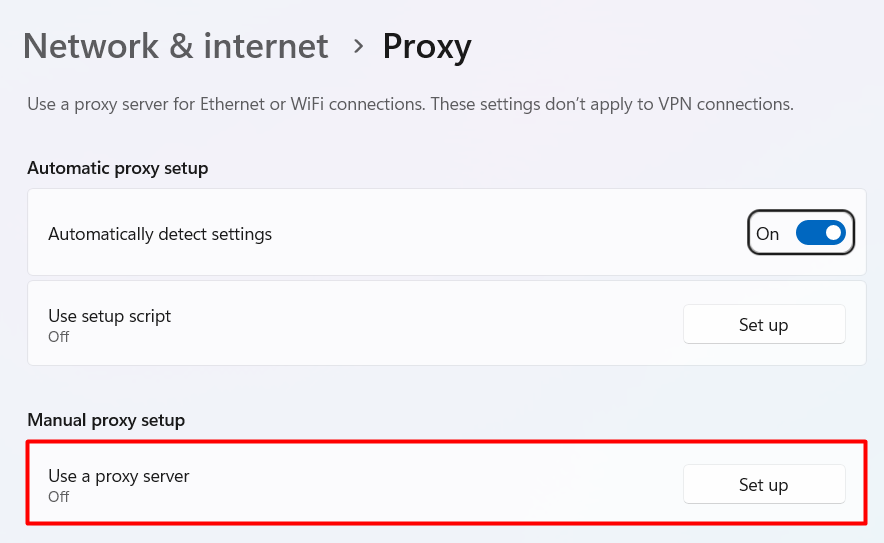 network proxy