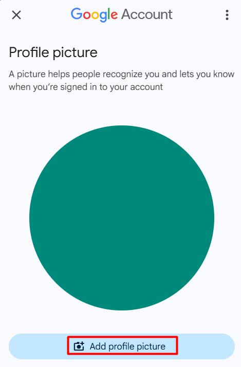 Profile picture