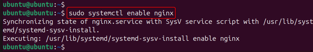 Enable a Service