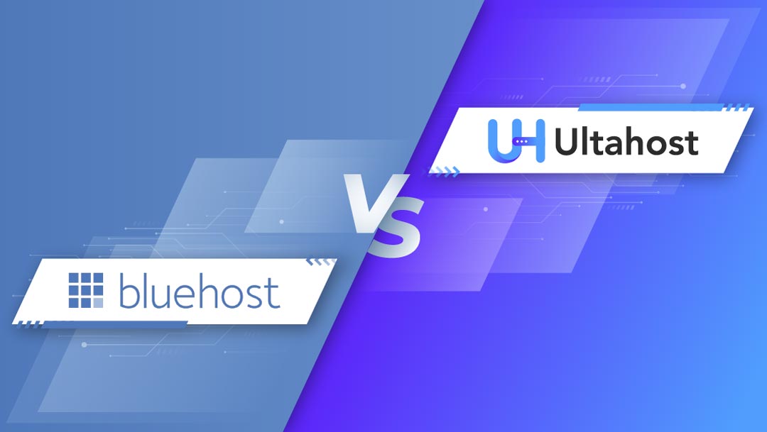 bluehost hosting bluehost hosting logo on blue background
