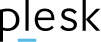 Plesk control panel logo on interface screen