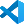 Visual Studio logo on blue background