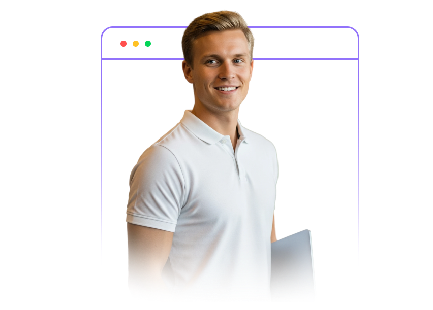 hero person standing confidently